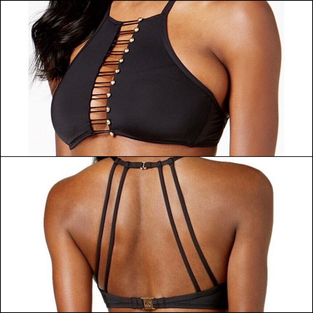 Kenneth Cole Swim High Neck Top